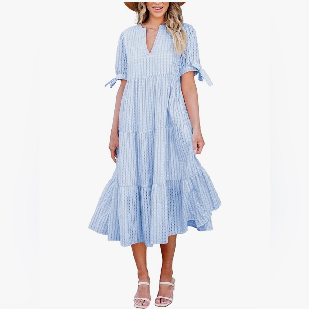 NWT Theenkoln Gingham Dress